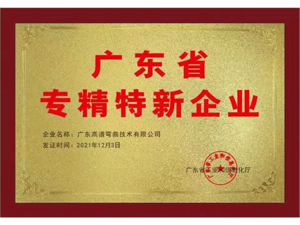 Guangdong provincial “specialized, special-new” enterprise